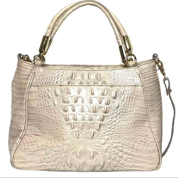 Brahmin Ruby Silk Melbourne Satchel Crossbody Bag - Picture 2 of 12